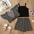 3-Pcs Baby Girl Set lawn cotton short top and cardian Design