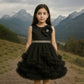 summer  beautiful black dress girls cool style