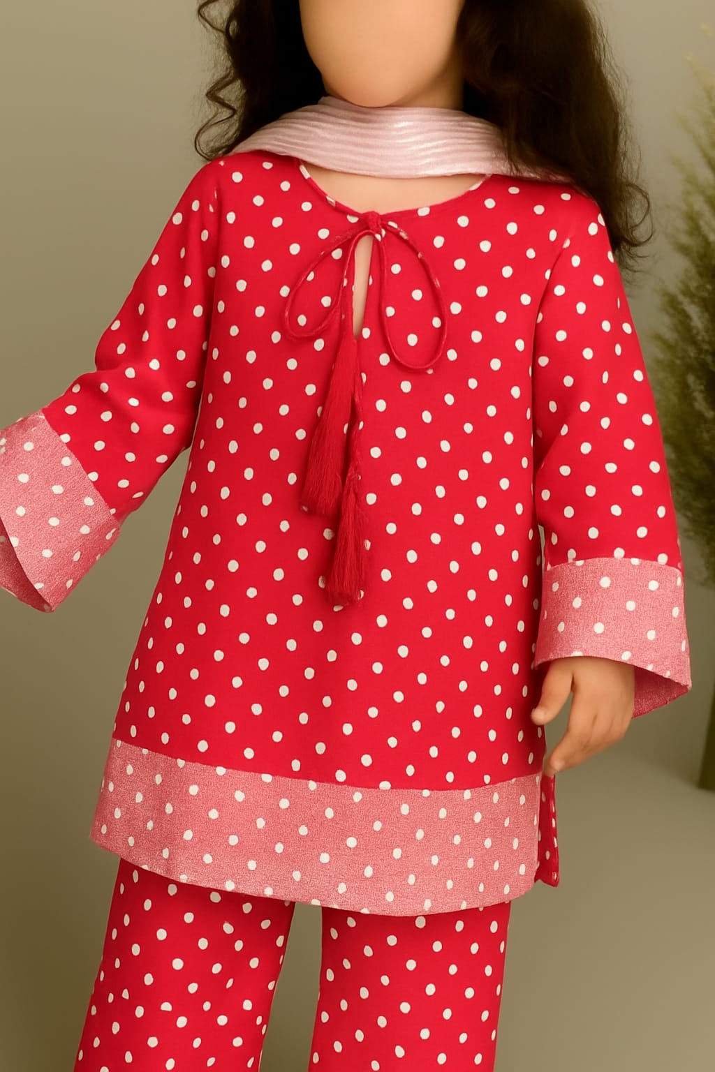 2 piece girls stylish linen  for your princess
