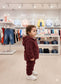 Girls Warm Set for Winter Maroon