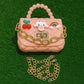 Girls cute purse cartoon design