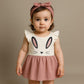 summer dress girls cool style bunny design