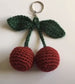 Girls cute hand made cherry pins design