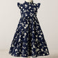 DARK BLUE COLOUR FROCK BABY GIRL
