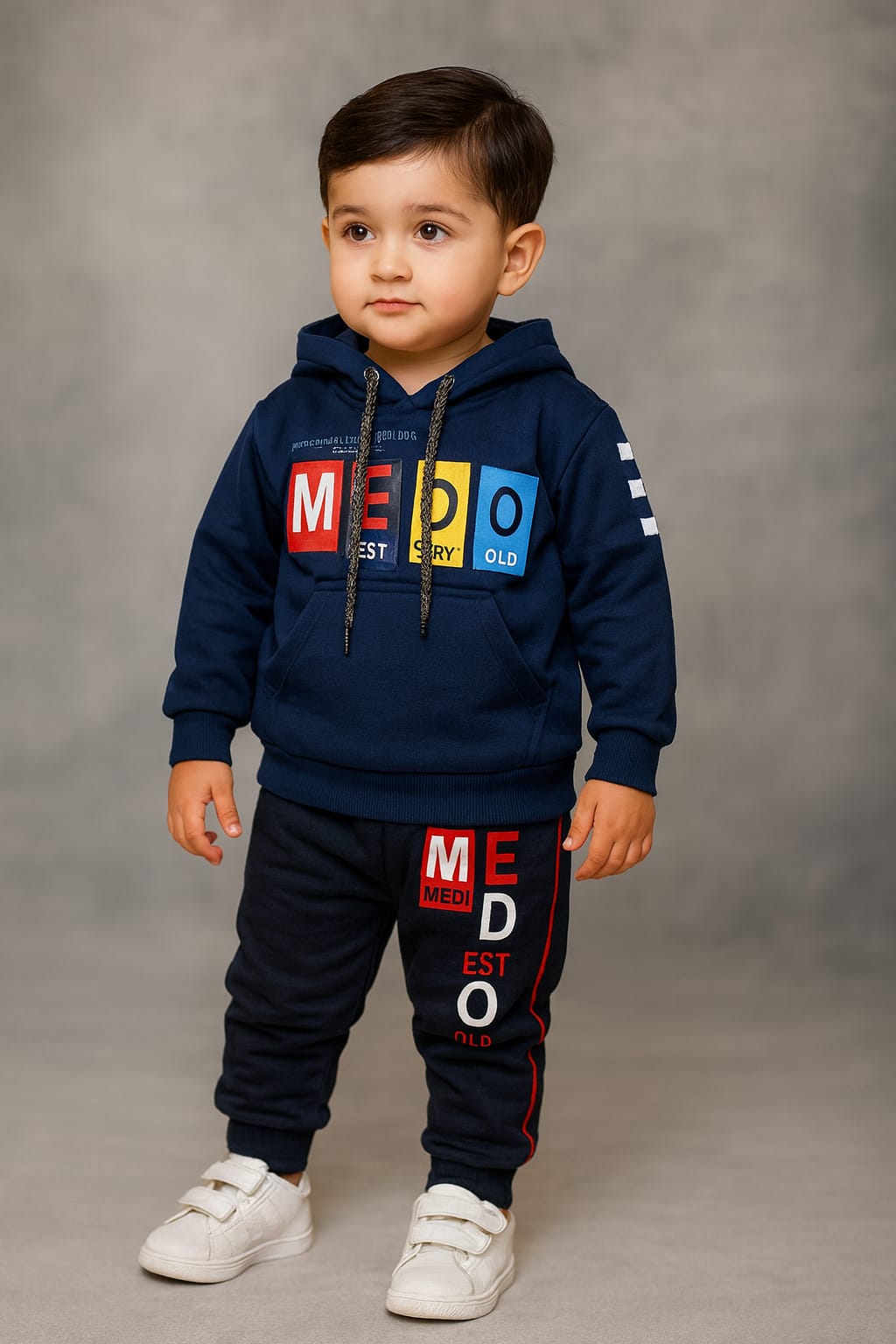 2 piece boys winter hoody set