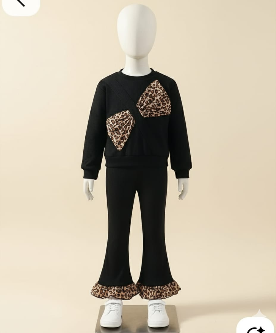 Baby girl winter stuff design top pajama