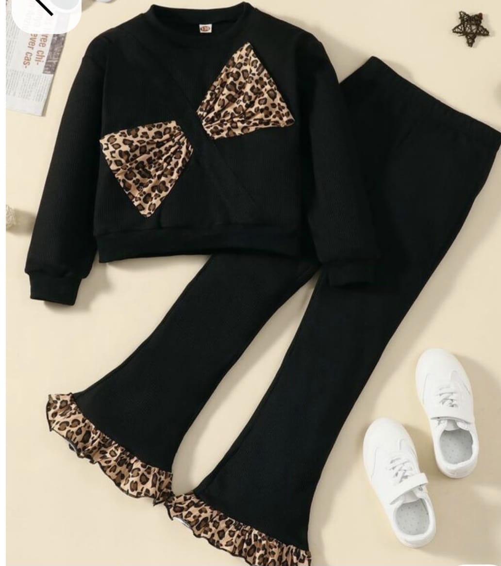 Baby girl winter stuff design top pajama