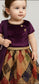 velvet beautiful  lehenga set kids baby girls
