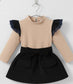 Girls Cowdray Set with black top skirt