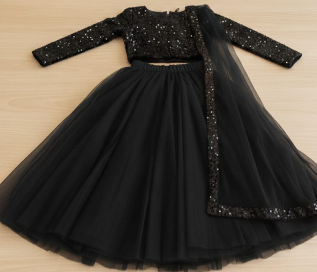 party wear  lehenga top dupata set baby girls