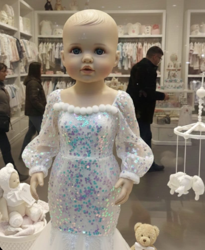 party wear  beautiful fish lehenga set baby girls