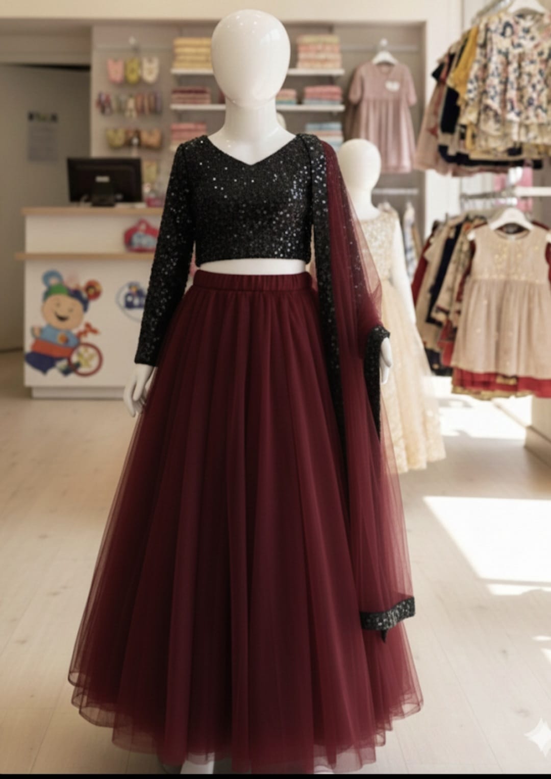 summer top lehngha  for cute dress baby