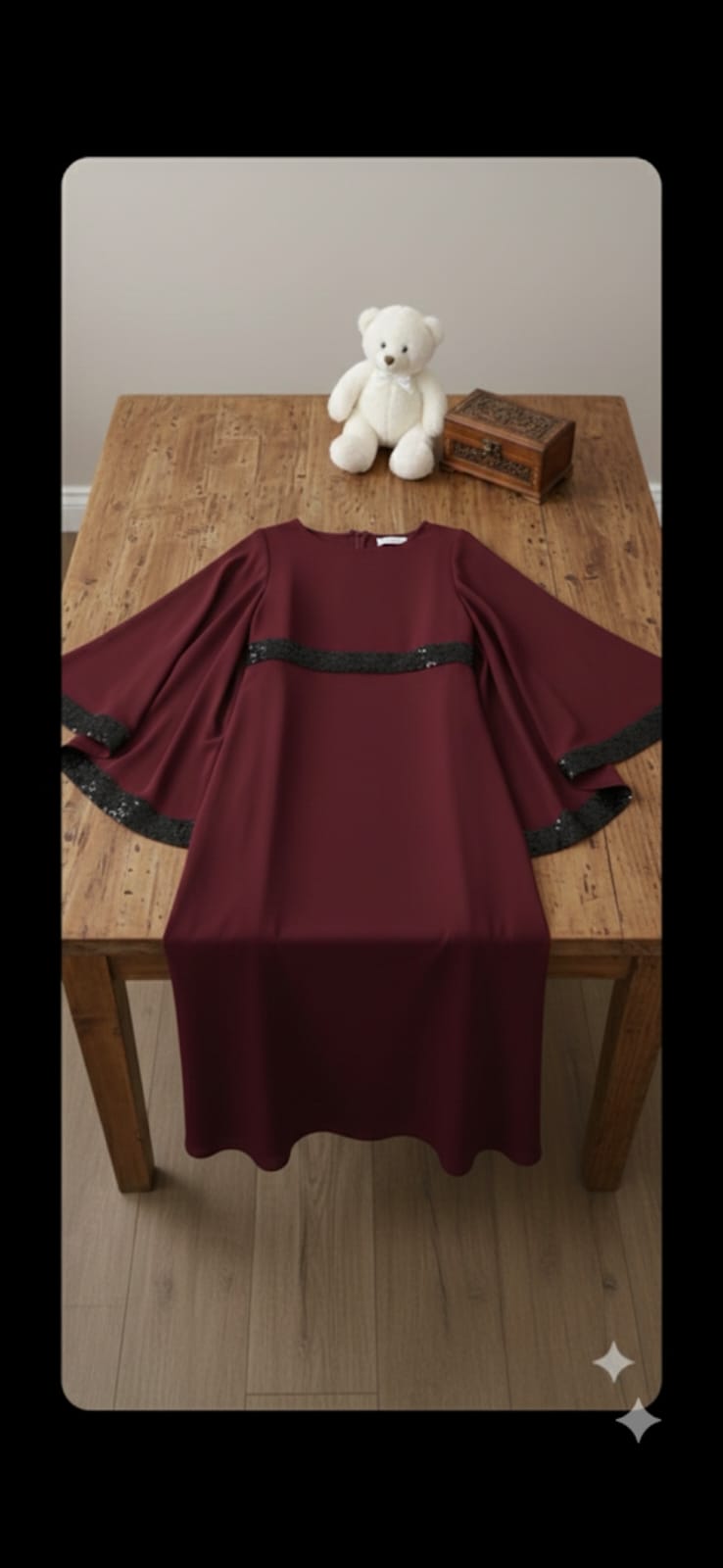 Girls top long shirt summer kaftan party wear