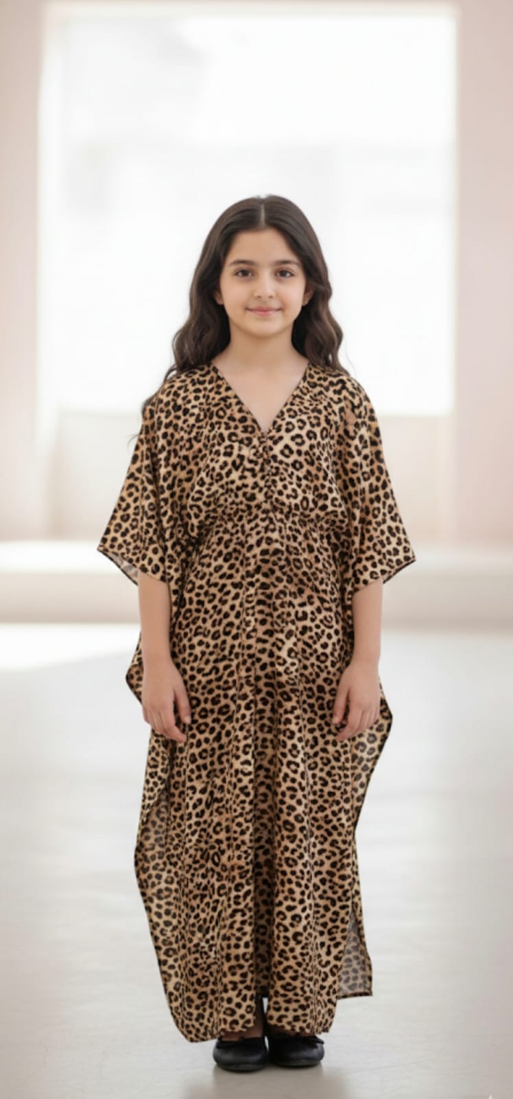 Girls top long shirt summer kaftan party wear