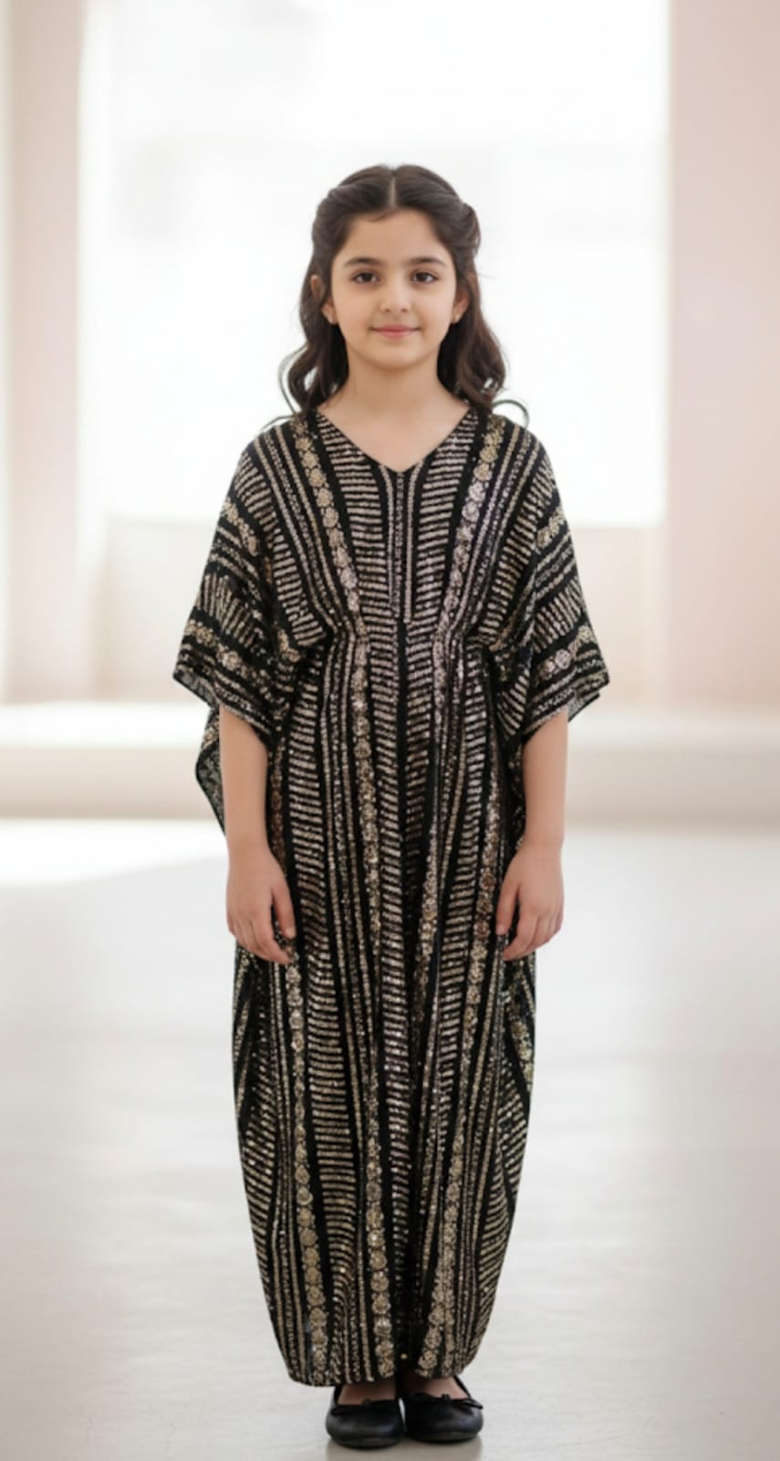 Girls top long shirt summer kaftan party wear
