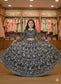 girls party wear velvet top organza lehenga