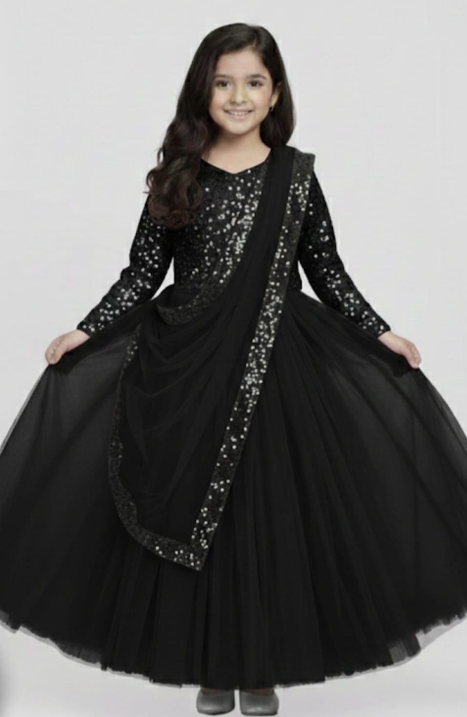 party wear  lehenga top dupata set baby girls