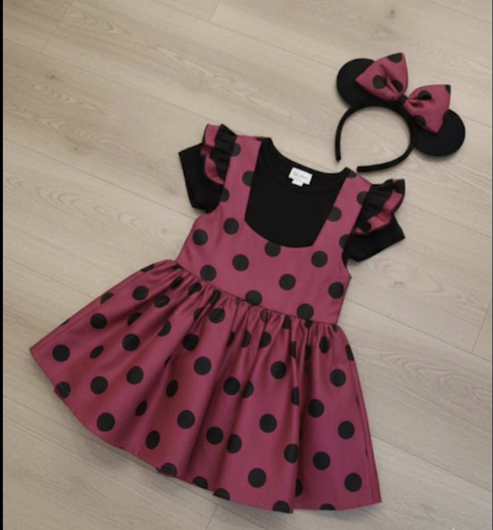 3 piece set skirt shirt head band