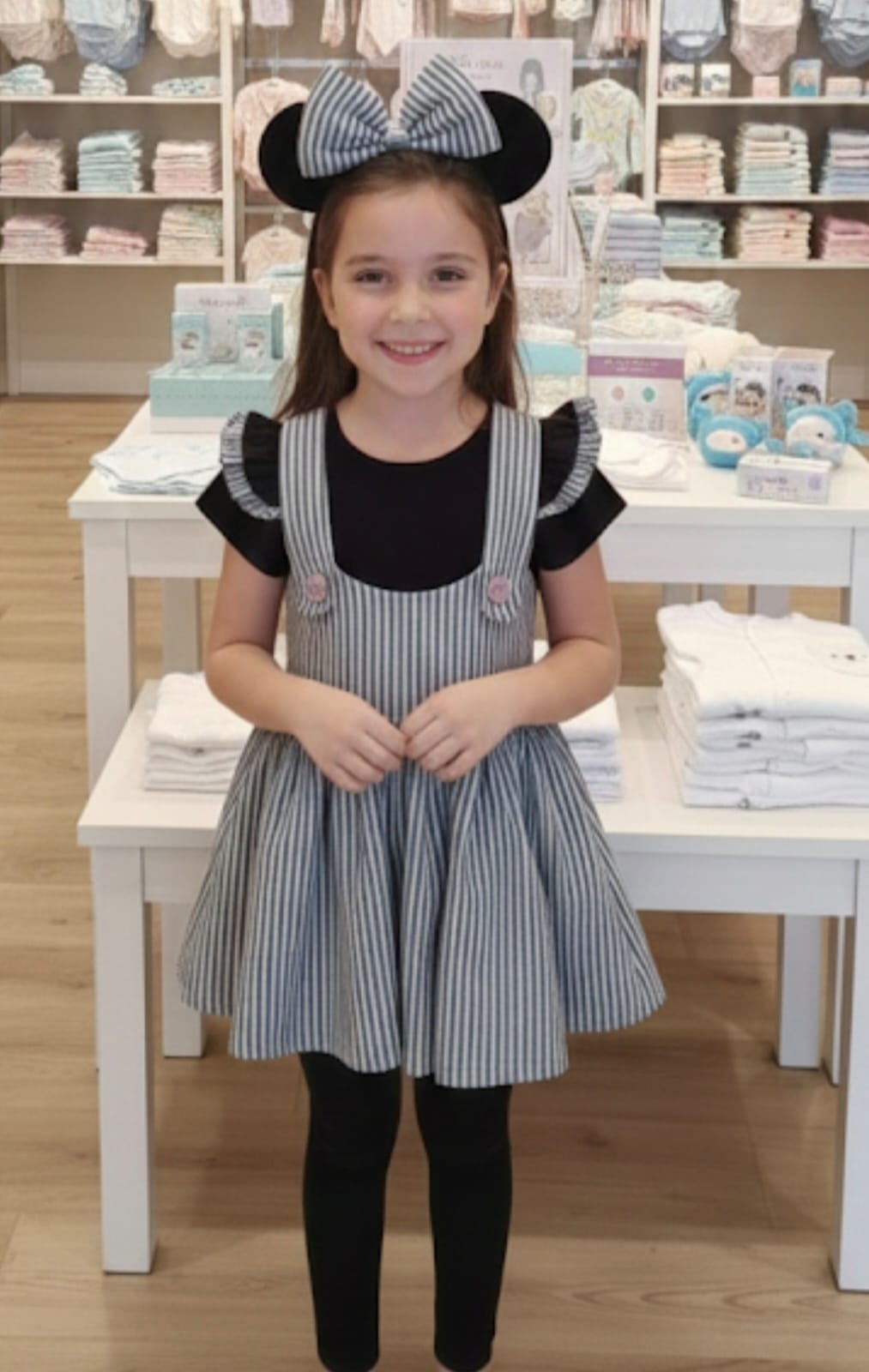 3 piece set skirt shirt head band