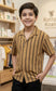 1 piece Boys shirt lines soft