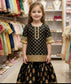 Top floral with shararah set girls