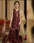 Top floral with shararah set girls