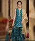 Top floral with shararah set girls