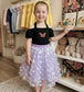 2 piece cotton net  for cute girls