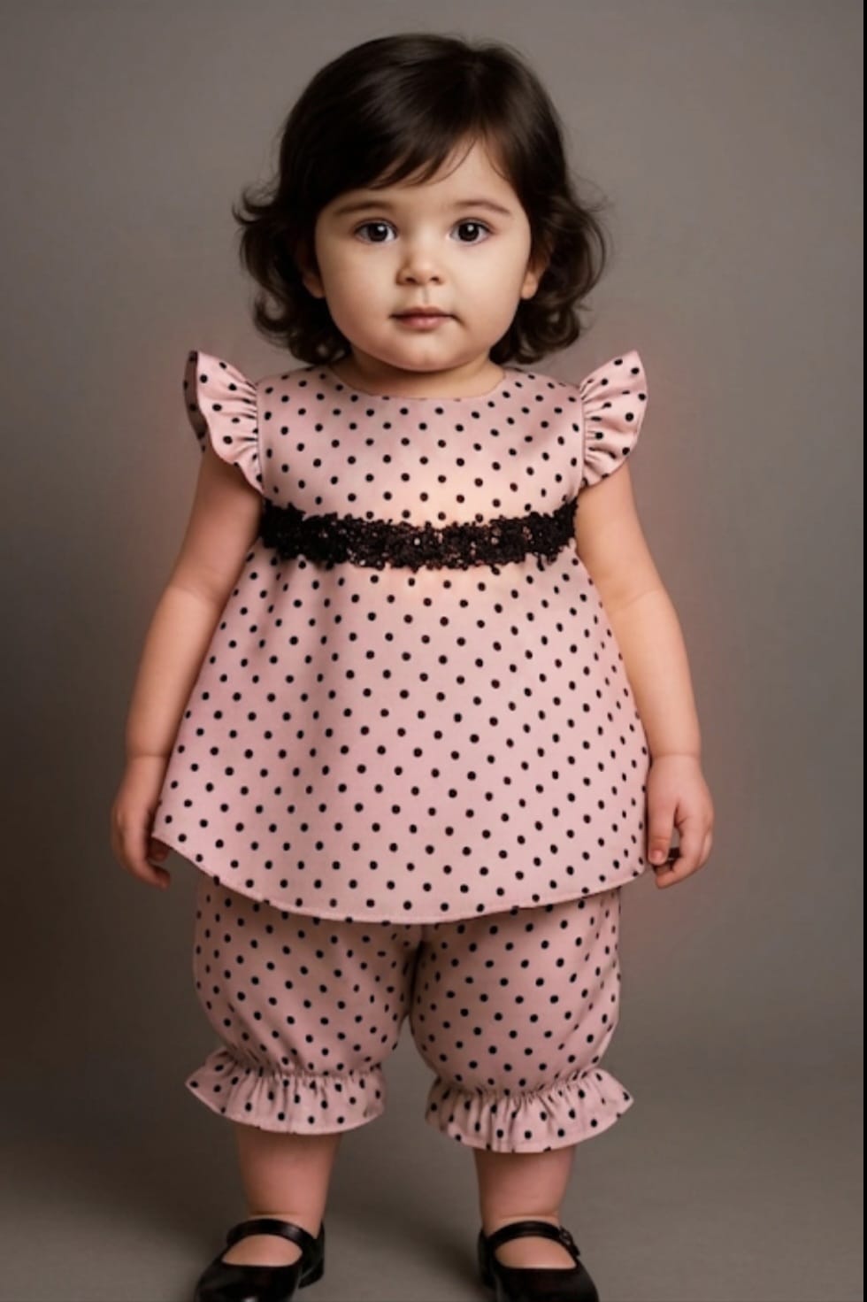 2 piece girls shirt short set cotton soft summer