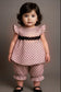 2 piece girls shirt short set cotton soft summer