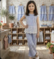 2 piece girls shirt pajama cotton soft