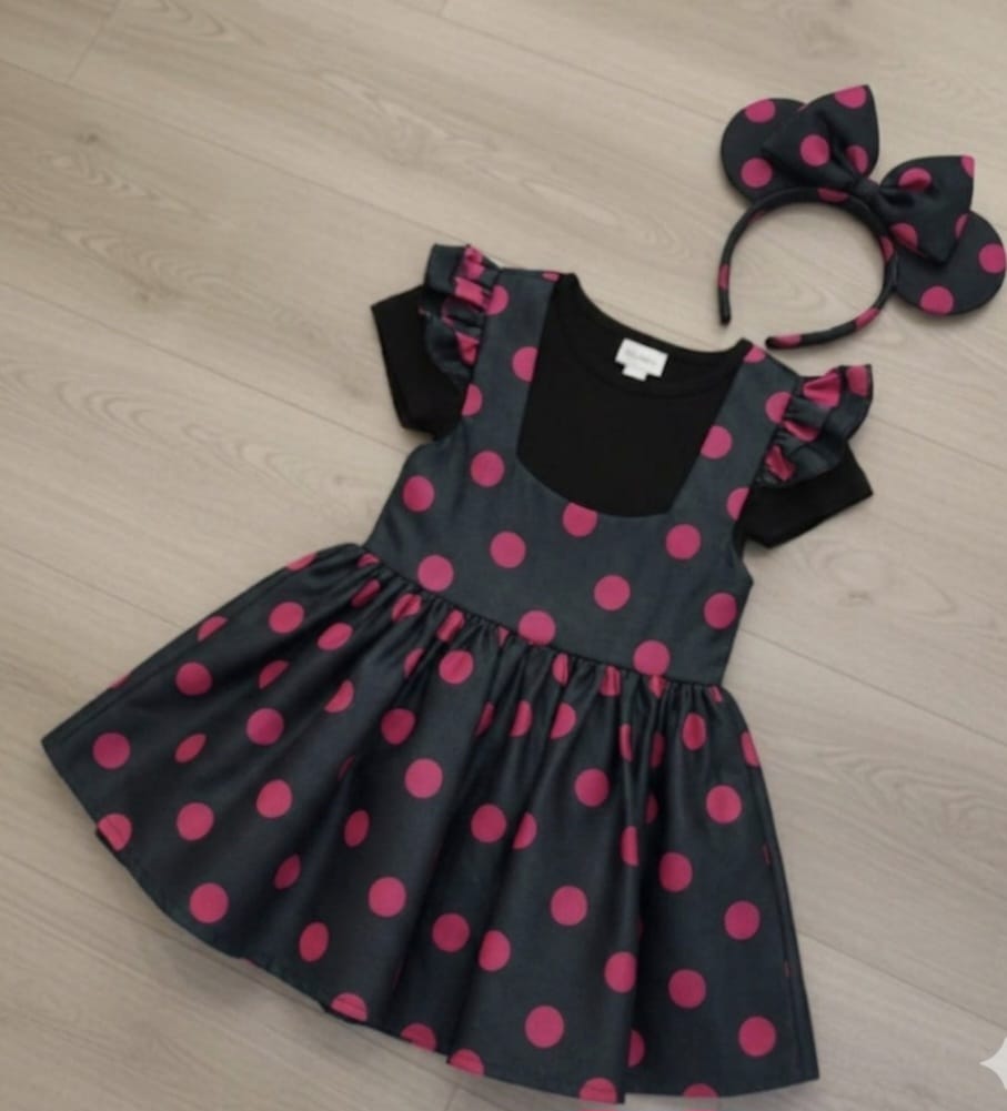 3 piece set skirt shirt head band