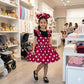3 piece set skirt shirt head band