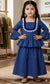 Girls frock plazo polka dots pom pom