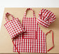 Kitchen Cooking  Apron for kids Kitchen with cap bag