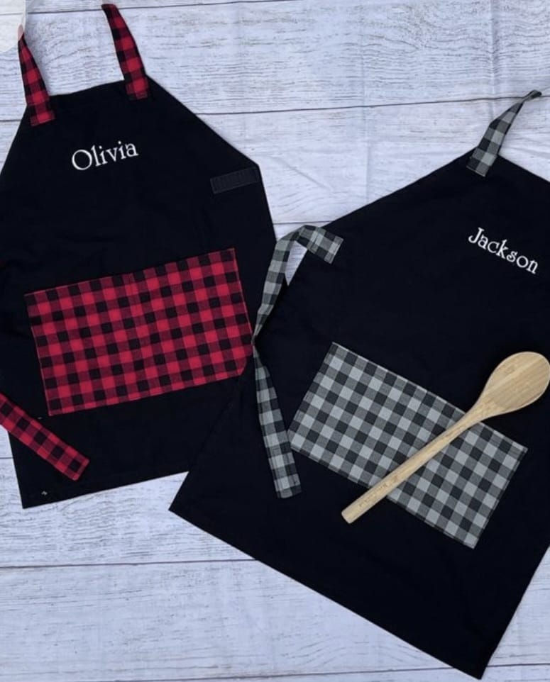 Kitchen Cooking  Apron for kids Kitchen with cap bag