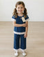Girls top pajama cotton set