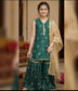 Top floral with shararah set girls