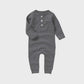 Baby Toddlers Cute Plain Light Dark Gray Romper