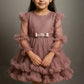 Cute 1 piece Floral Style Girls party wear