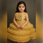 Cute  baby princess Floral Style Girls Frock birth day party wear