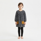 2 piece girls frock velvet black legging