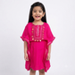 Girls kaftaan polka dots pom pom