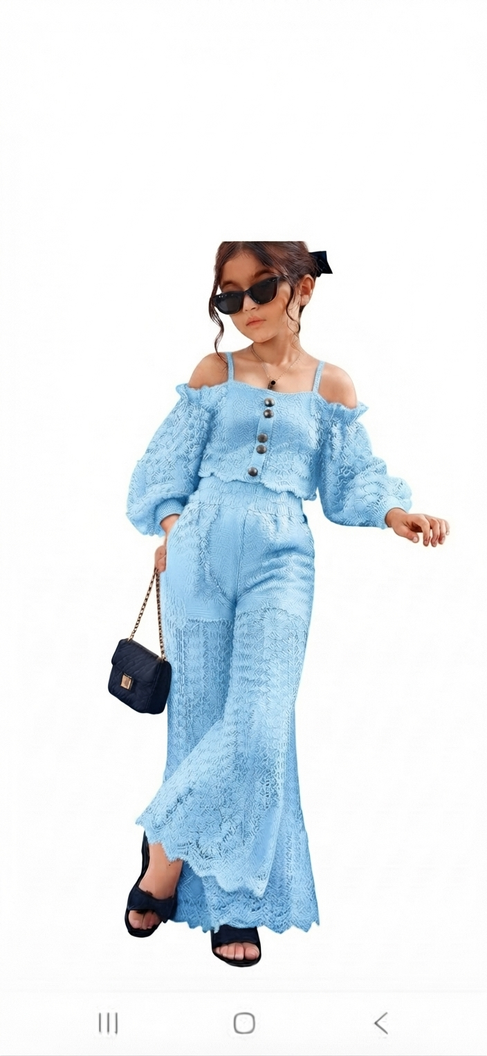Printed net pajama only
