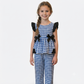 2 piece girls frock pajama cotton soft