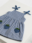1 piece girls check frock cotton soft summer