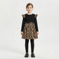 Leapored design dress 2 piece