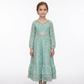 Net frock with broch party wear