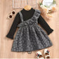 Winter 2 piece shirt warm fabric frock