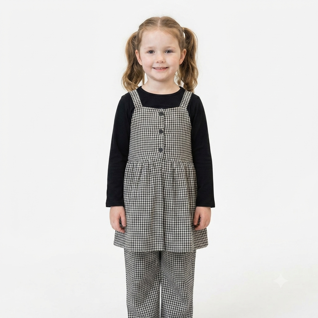2 piece girls frock  pajama set party wear